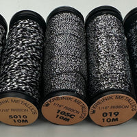 5 spools of 1/16" ribbon