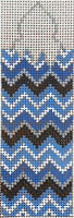 Hanukkah Candle - Chevron
