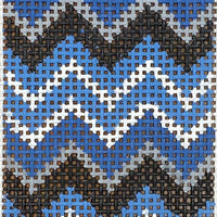 Hanukkah Candle - Chevron