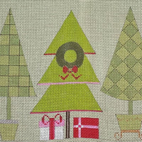 Christmas Trees with stitch guide