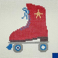 Red Skate with Gold Star