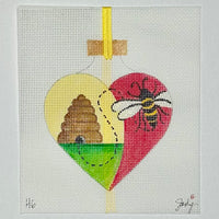Bee Skep Heart
