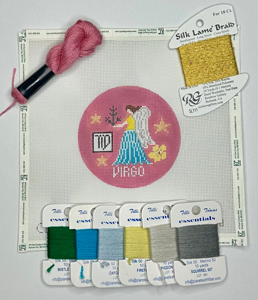 Virgo Round with threads