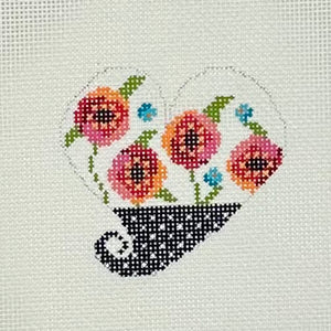Heart with Flowers
