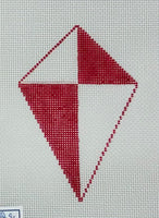Red Kite Ornament with stitch guide
