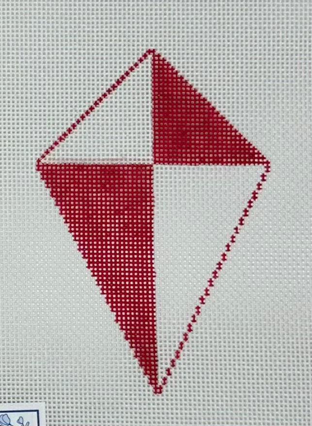 Red Kite Ornament with stitch guide