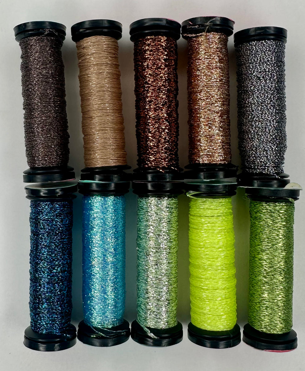 10 spools of #4 Braid | Needlepoint Destashing