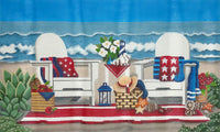 Red, White & Blue Beach with stitch guide
