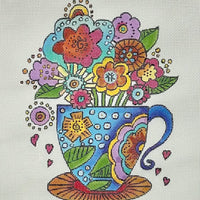Flowers in a Tea Cup