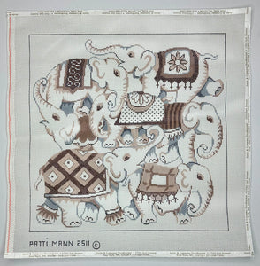 Elephant Collage - Browns