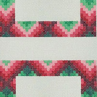 Bargello Holiday Place Cards