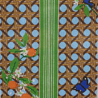 Leigh and Orange Blossoms Trifold Clutch