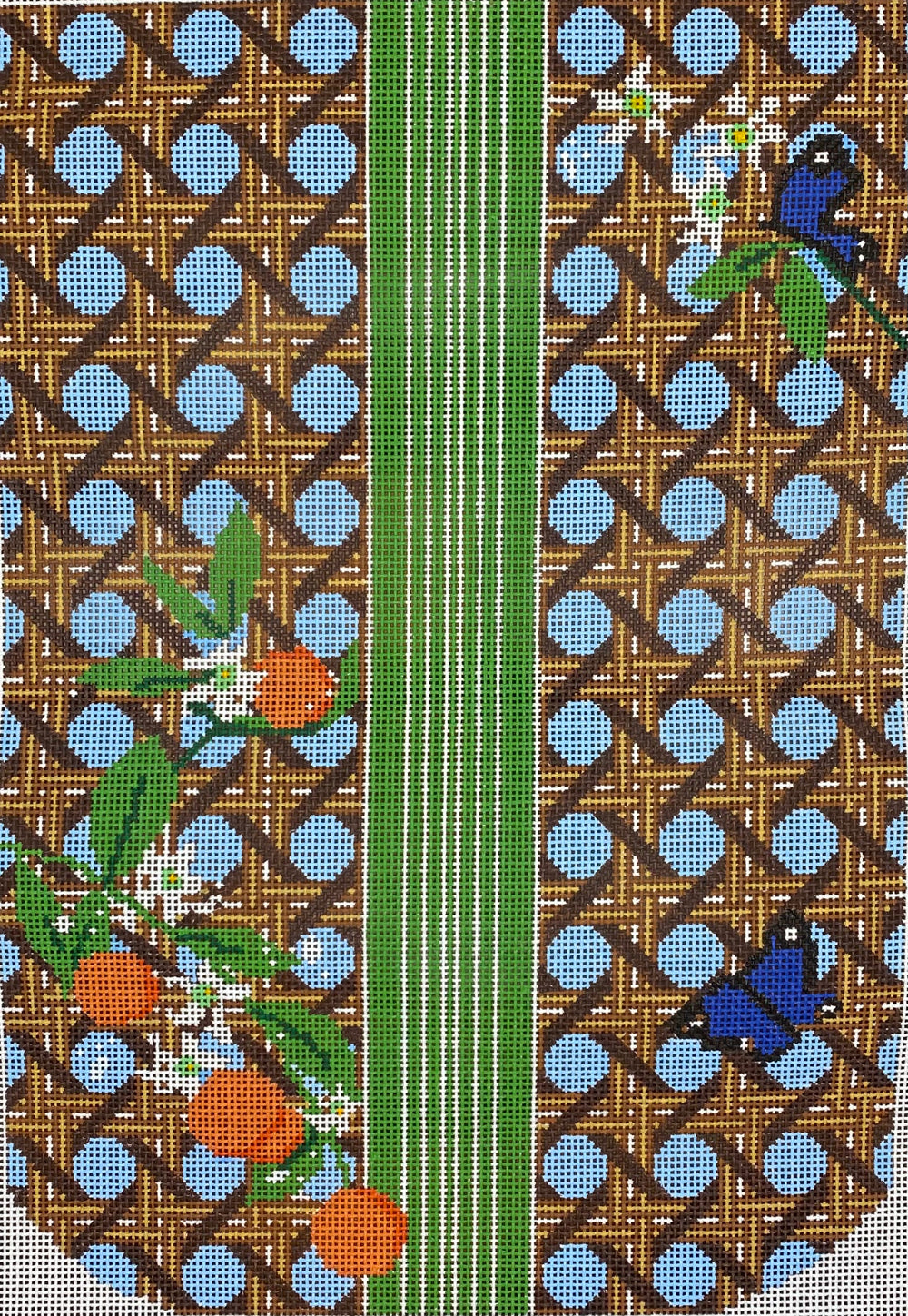 Leigh and Orange Blossoms Trifold Clutch