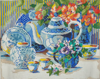 Blue & White Tea Time
