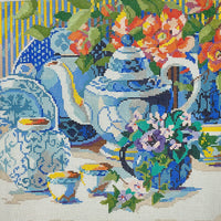 Blue & White Tea Time