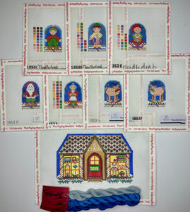 Santa's Toy Shop - 8 canvases