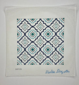 Blue Tiles Pillow