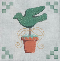 Bird Topiary Pillow
