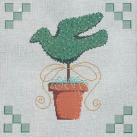 Bird Topiary Pillow