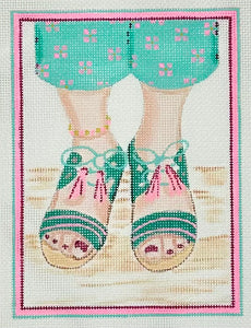 Here's Looking at Shoe: Tassel-tie Sandals