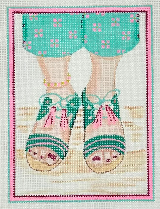 Here's Looking at Shoe: Tassel-tie Sandals