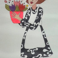 Petunia Pansy with stitch guide