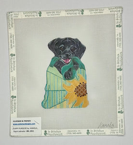 Black Labrador in Purse
