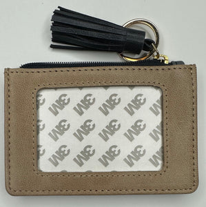 Self Finishing Butterfly Wallet - Tan/Blue