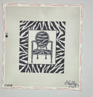 Animal Print Deco Chair
