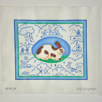 Bunny Toile - Blues