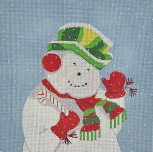 Festive Glittery Snowman