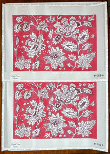 Red Denim Floral Isabel's Backpack