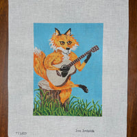 Fox Playing Guitar