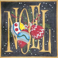Black Noel Ornaments