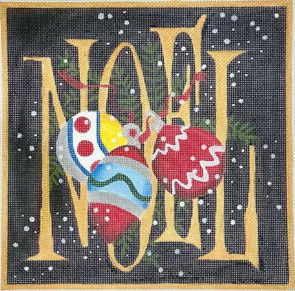 Black Noel Ornaments