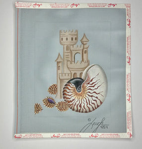 Chambered Nautilus Sandcastle