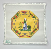 Girl Quimper Plate
