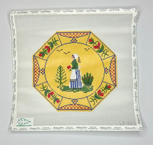 Girl Quimper Plate