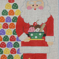 Sweet Santa Standup with stitch guide