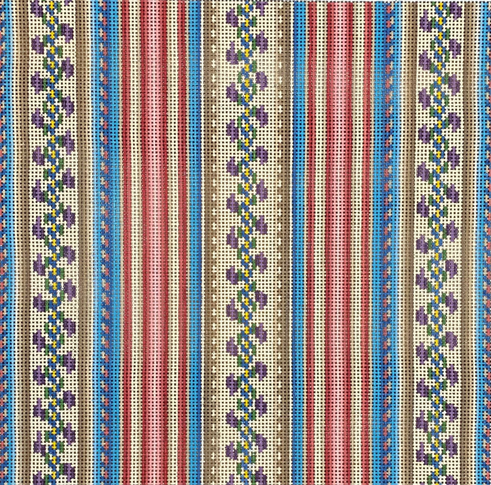 French Stripe Square Pillow / Tray