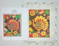 Folk Art Turkey with stitch guide
