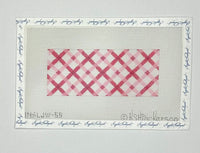 Pink Criss Cross Gingham Insert
