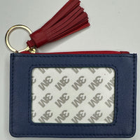 Flower Wallet - Royal/Red