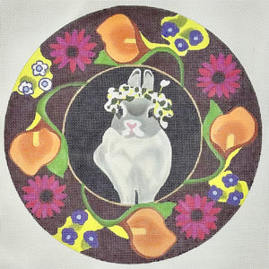 Bunny w/Crown Wreath