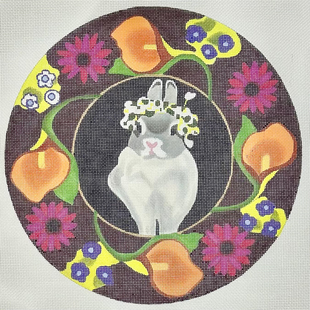 Bunny w/Crown Wreath
