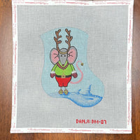 Reindeer Mouse Mini Sock