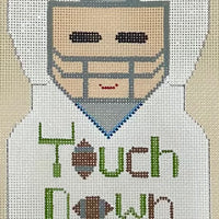 Quarterback with stitch guide