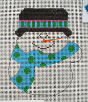 Mitten Snowman with stitch guide
