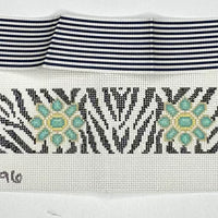 Zebra Print Key Fob (print)