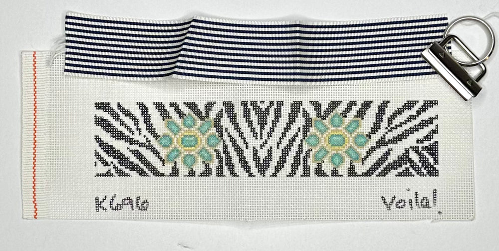 Zebra Print Key Fob (print)